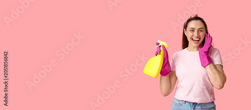 Beautiful young happy woman...