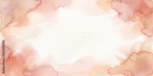 A delicate watercolor wash of soft pink and peach hues creates an ethereal, dreamy background, perfect for adding a touch of gentle artistry to any design.