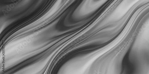 Obraz na plátne Abstract grey flowing wave texture, capturing a sense of motion and depth, with smooth gradients and subtle shifts in tone, creating a modern and dynamic visual