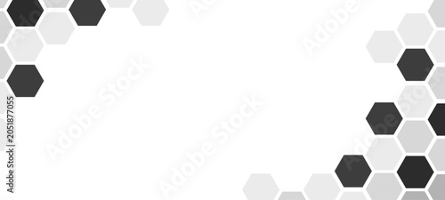 Soccer Sport Hexagon Minimal Simple Vector Template Frame