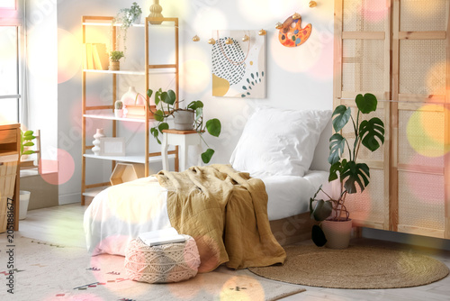 Interior of teenager's room...