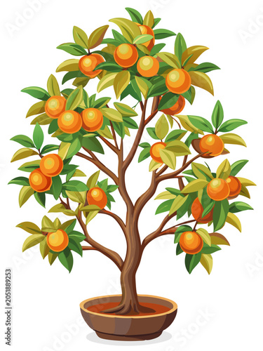 Small potted bonsai tree with ripe oranges vitamin c decoration vitamin c vitamin rich vitamins healthy food healthy eating healthy lifestyle healthy living healthy diet