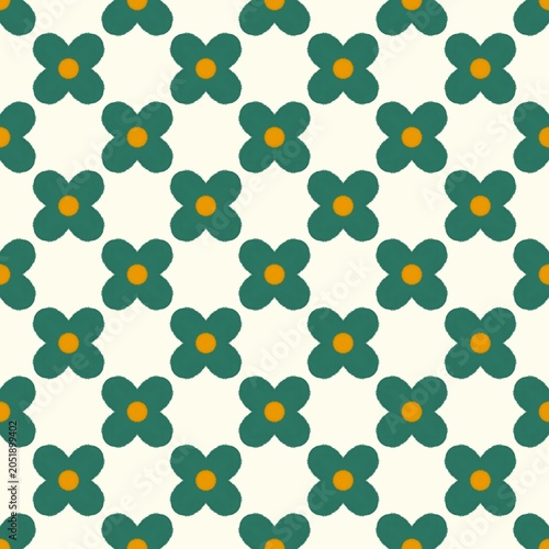 seamless pattern with flowers