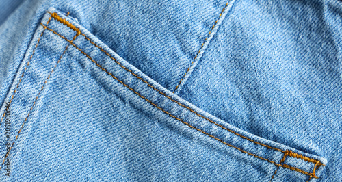 Stylish blue jeans as backg...