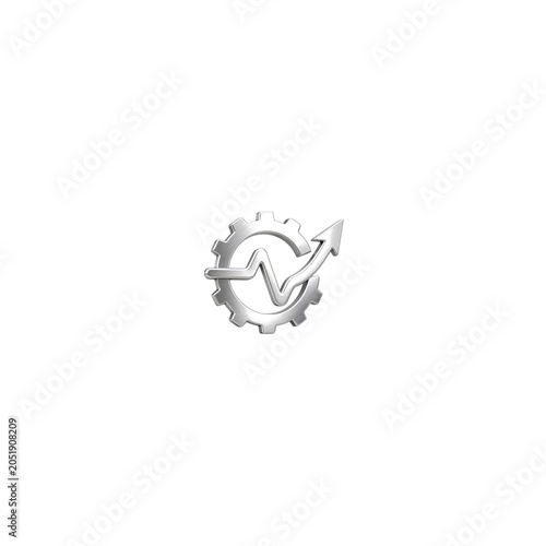 Automation Gear Pulse Arrow Icon