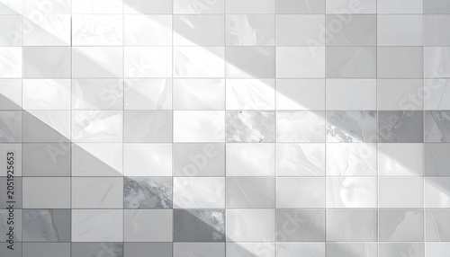 Abstract Geometric Pattern with Diagonal Light Rays and Shadows.