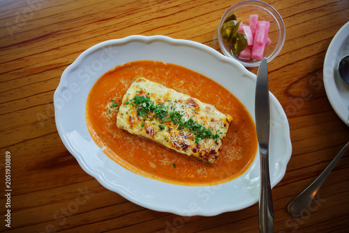Lasagna with meat