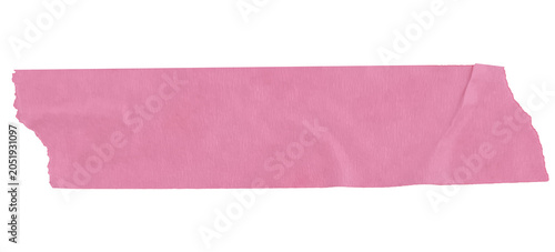 Elegant Rose Pink Masking Tape Title Bar Strip for Labels Headers and Promotional Designs PNG