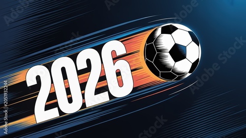 Vibrant Dynamic Football World Cup Themed Layout with Bold Red Blue Accents for Sports Promotions Event Banners Social Media Campaigns and Fan Engagement Materials