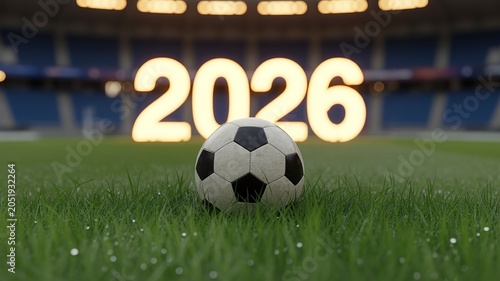 Dynamic Minimalist Design Featuring Vibrant Bold Hues for Football World Cup Promotional Campaigns Social Media Banners and Event Merchandise