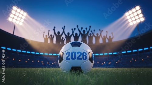 Dynamic Minimalist Design Featuring Football World Cup Themed Bold Red and Yellow Accents Ideal for Digital Banners Social Media Posts and Event Promotional Materials