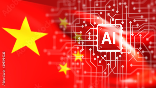 Foto Chinese artificial intelligence