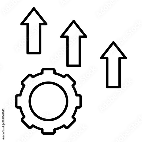 Bild auf Leinwand Improvement  Icon