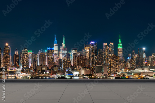 Tableau sur toile Skyscrapers Cityscape Downtown, New York Skyline Buildings