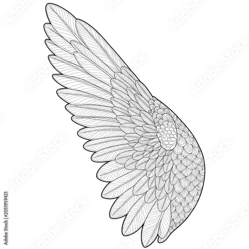 Detailed Wing Art