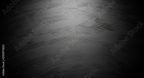 Dark gritty concrete background with industrial feel featuring horizontal brush patterns and scuff marks