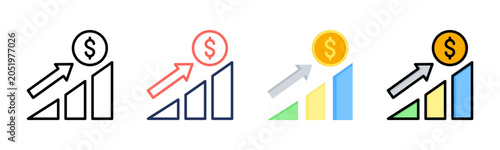 Foto Recovery icon set multiple style collection