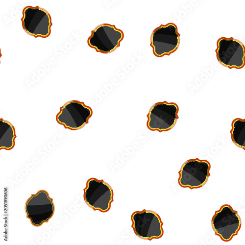 Obraz na plátne pattern glamour label golden luxury cartoon