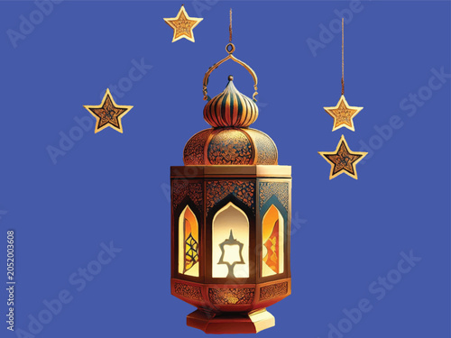Photography arabic lamp on the wallWeb
