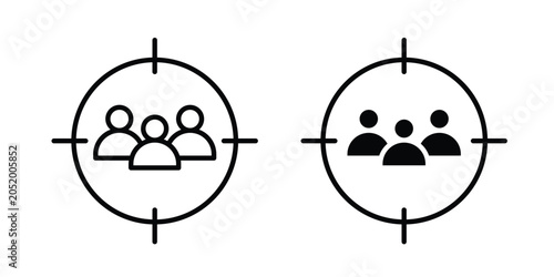 Fotografie Target audience icon