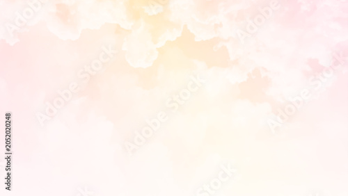 Konstfotografi Pink sky with white cloud