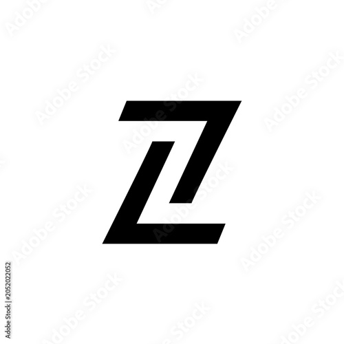 z letter mark logo vector icon illustration