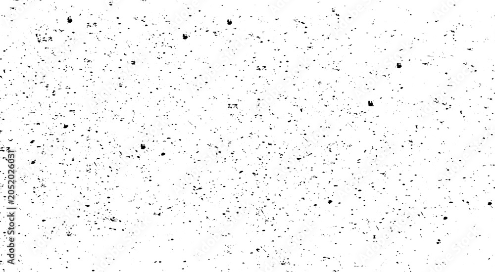 Naklejka premium Rough Black and White Texture Vector with Distressed Overlay and Abstract Grunge Background Effect.