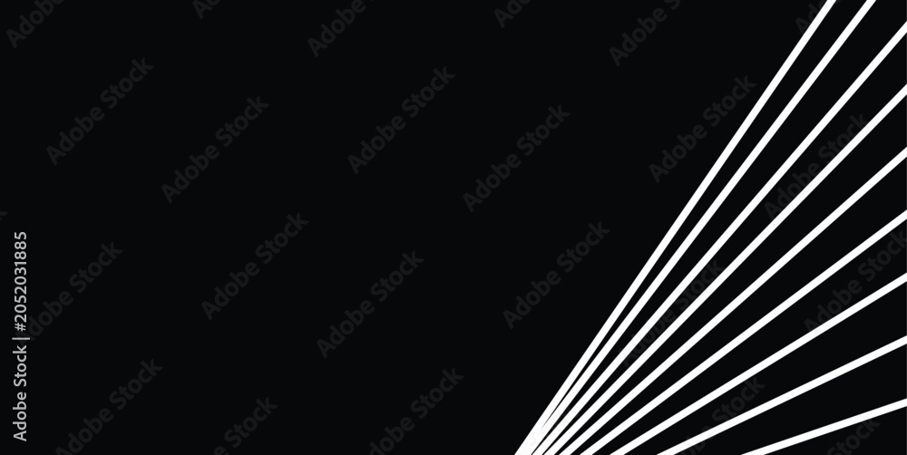 Naklejka premium Abstract Perspective Line Corner Background with Minimal Geometric Design