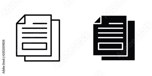 Cuadro en lienzo Duplicate icon
