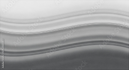 Fotografia Abstract grayscale landscape with halftone dot effect and gradient shading for texture