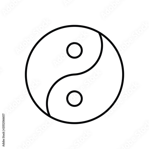 Ying Yang balance symbol
