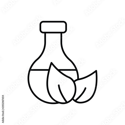 Plant extract bottle icon