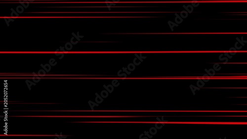 Anime speed lines background animation with comic action light rays for fast motion overlay.