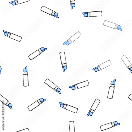 Photography pattern moisturizer nasal spray bottle cartoon