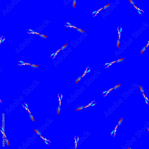 Εκτύπωση καμβά seamless pattern issue glitch error cartoon