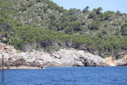 The coast of Mallorca