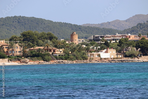 The coast of Mallorca