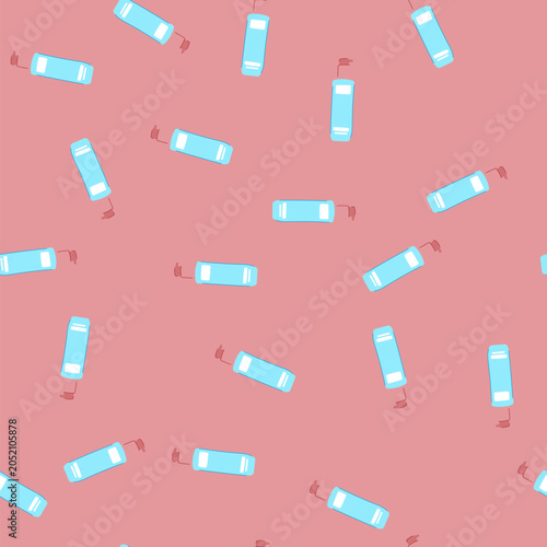 Bild auf Leinwand pattern calming face toner cartoon