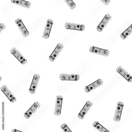 Fotografie pattern bass digital amplifier cartoon