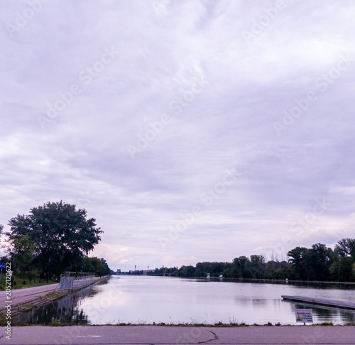 View of the rowing canal in Plovdiv