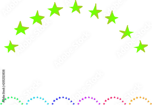 Foto portal magic star arch cartoon