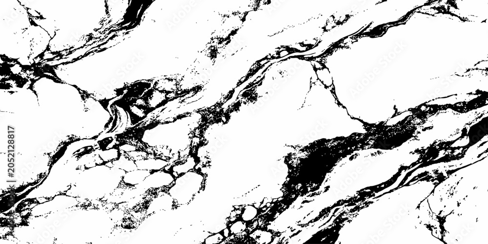 Obraz premium Luxury White Marble Texture with Bold Black Veins Premium Natural Stone Background.