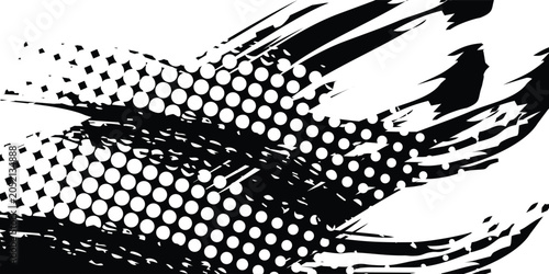 Konstfotografi Black and white tire track background for rally, drift, motocross, off-road, and other motorsports