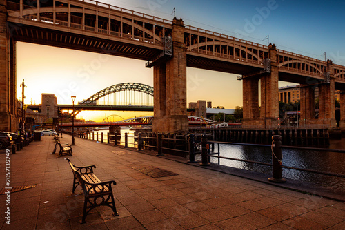 Newcastle Quayside Skyline, North East England, Great Britain, UK