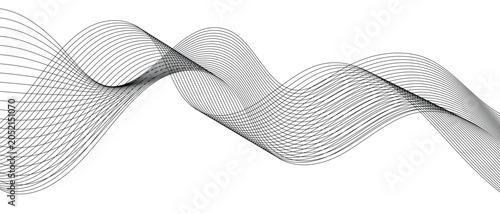 Photography abstract creative black blend line wave background design.