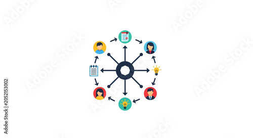 Photos A Circular Design With A White Background In The Center Of The Design