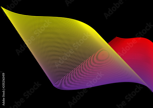 Colorful abstract gradient background with smooth curved waves and flowing lines, ideal for website headers, banners, wallpapers, presentations, and creative design projects.