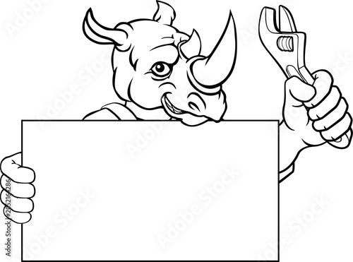 A rhino handyman, mechanic,...