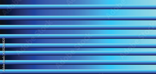 Slika na platnu Blue horizontal lines move swiftly across screen