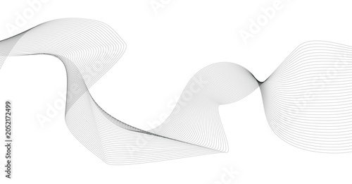 Εκτύπωση καμβά Abstract topographic contour map pattern with curving lines topographic abstract